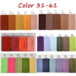 Hijab châle en crêpe ou mousseline – Image 2