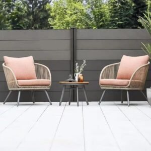 salon de jardin en résine tressée. – Image 2