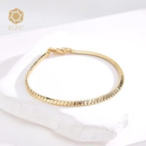 Bracelet Doré Classique Femme – Image 6