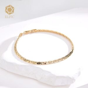 Bracelet Doré Classique Femme – Image 7