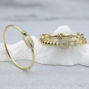 Bracelet Doré Classique Femme – Image 2